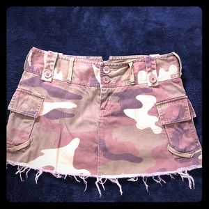 Moda International Camouflage Mini Skirt